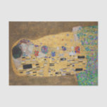 The Kiss (lovers) Der Kuss by Gustav Klimt Tissue Paper<br><div class="desc">Der Kuss (Liebespaar) The kiss (lovers) oil and gold leaf on canvas,  painting by the Austrian Symbolist painter Gustav Klimt. Klimt's most popular work. Dating 1908 (completed 1909).</div>