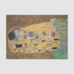 The Kiss (lovers) Der Kuss by Gustav Klimt Tissue Paper<br><div class="desc">Der Kuss (Liebespaar) The kiss (lovers) oil and gold leaf on canvas,  painting by the Austrian Symbolist painter Gustav Klimt. Klimt's most popular work. Dating 1908 (completed 1909).</div>