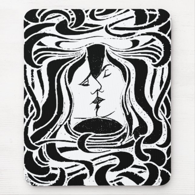 The Kiss Mouse Pad (Front)