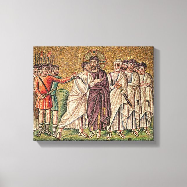 The Kiss of Judas, Scenes from the Life of Christ Canvas Print (Front)