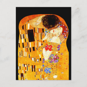 The Kiss painting by Gustav Klimt Postcard