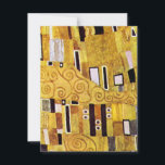 The Kiss Pattern by Gustav Klimt, Art Nouveau<br><div class="desc">The Kiss (pattern detail) by Gustav Klimt is a vintage fine art Victorian Era Symbolism painting. This detail is from a love and romance painting featuring a romantic couple in various shades of gold, symbols and patterns, sharing a kiss against a bronze background. About the artist: Gustav Klimt (1862-1918) was...</div>