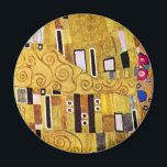 The Kiss Pattern by Gustav Klimt, Art Nouveau Magnet<br><div class="desc">The Kiss (pattern detail) by Gustav Klimt is a vintage fine art Victorian Era Symbolism painting. This detail is from a love and romance painting featuring a romantic couple in various shades of gold, symbols and patterns, sharing a kiss against a bronze background. About the artist: Gustav Klimt (1862-1918) was...</div>