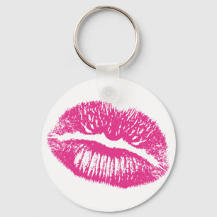 The Kiss, Pink Lips Keychain
