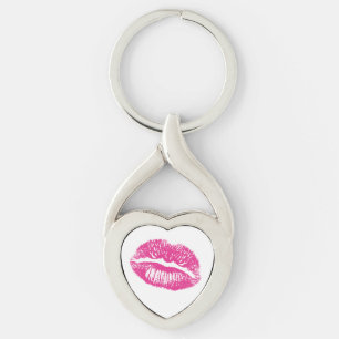 The Kiss, Pink Lips Keychain