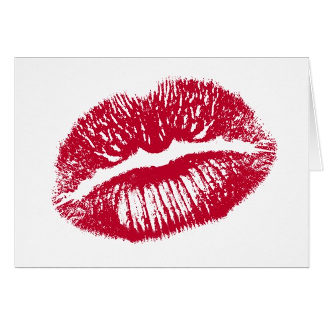 The Kiss, Red Lips (Front Horizontal)