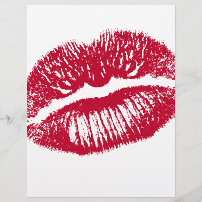 The Kiss, Red Lips (Front)