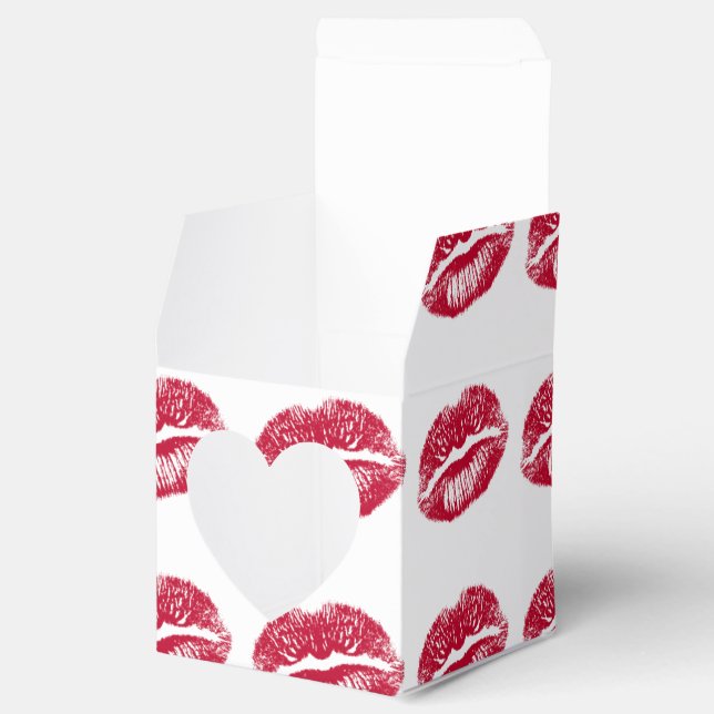 The Kiss, Red Lips Favor Box (Opened)