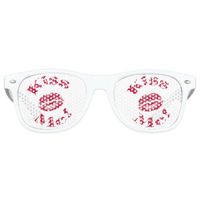 The Kiss, Red Lips Retro Sunglasses (Front)