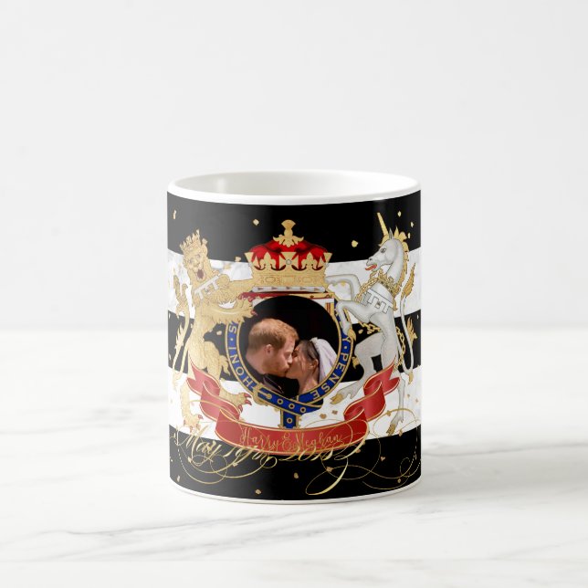 The Kiss, Royal+Couple Harry+Meghan Coffee Mug (Center)