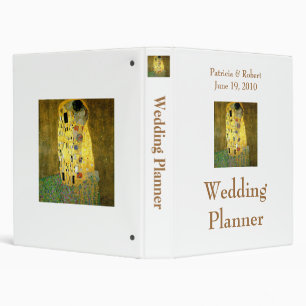 The Kiss Wedding Theme Planner Binder
