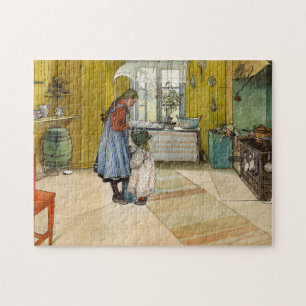 The Kitchen, 1898 by Carl Larsson Jigsaw Puzzle