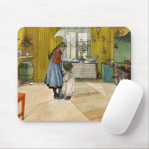 The Kitchen, 1898 by Carl Larsson Mouse Pad