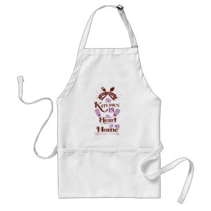 The kitchen is the heart of my home standard apron