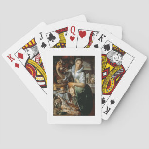 The Kitchen Maid (with Christ, Mary and Martha) c. Playing Cards