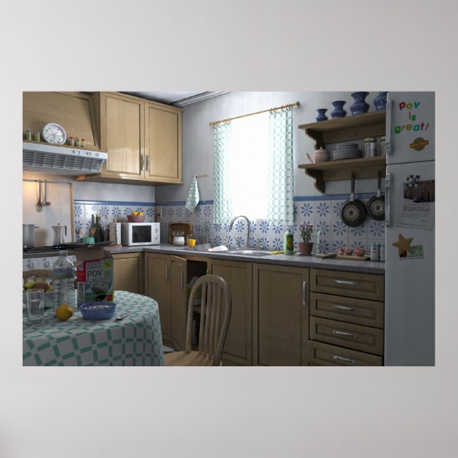 The Kitchen Poster (Front)