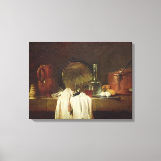 The Kitchen Table Canvas Print (Front)