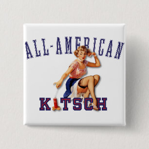 The Kitsch Bitsch : All-American Kitsch 2 Inch Square Button