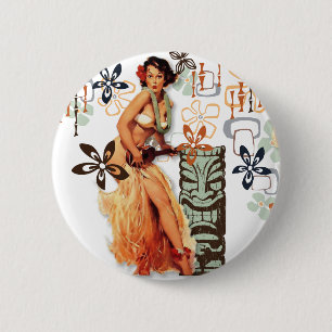 The Kitsch Bitsch : Aloha Oops! 2 Inch Round Button