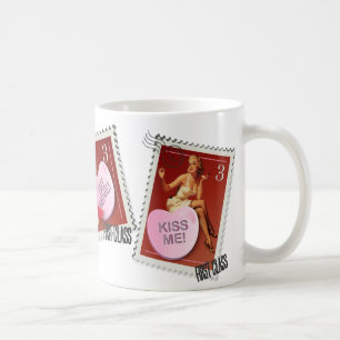 The Kitsch Bitsch : Candy Heart Pin-Ups Coffee Mug