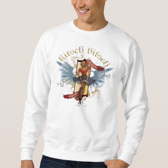 The Kitsch Bitsch : Dancing Doll Tattoo Pin-Up Sweatshirt (Front)