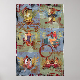The Kitsch Bitsch:Destroyed Kitsch Bitsch PIn-Ups Poster