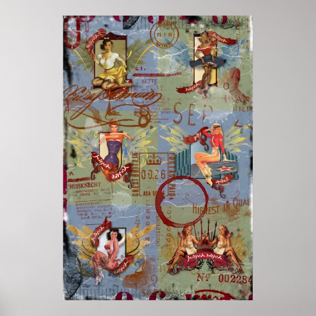 The Kitsch Bitsch:Destroyed Kitsch Bitsch PIn-Ups Poster (Front)