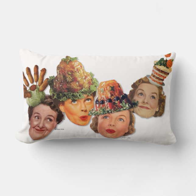 The Kitsch Bitsch : Disembodied Ladies of Kitsch Lumbar Pillow (Front)