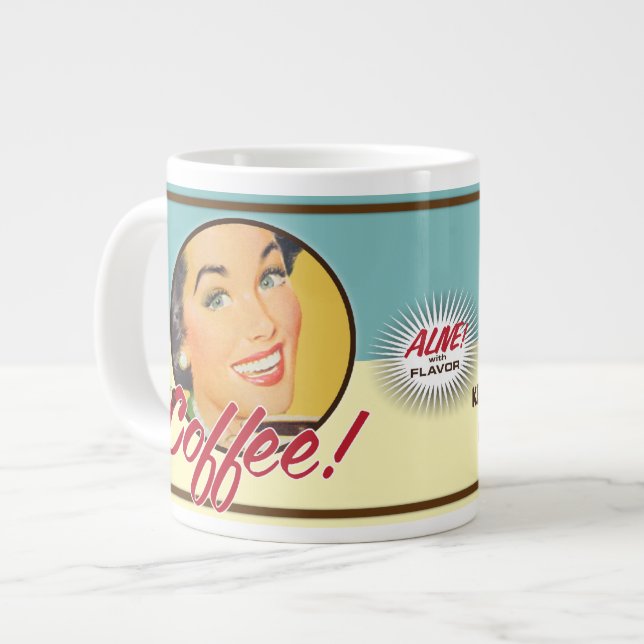 The Kitsch Bitsch : KB's Coffee Large Coffee Mug (Front Left)