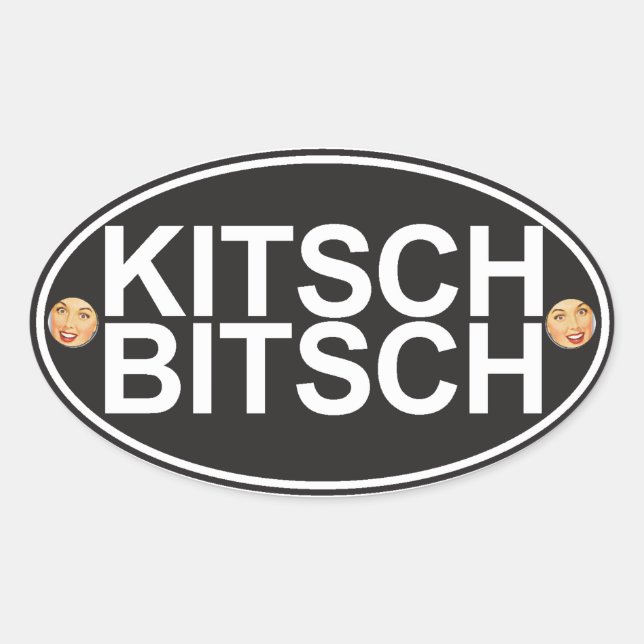 The Kitsch Bitsch : Kitsch Bitsch Car Sticker (Front)