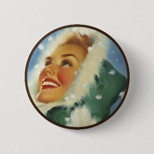 The Kitsch BItsch : Pin-Up Portraits 2 Inch Round Button