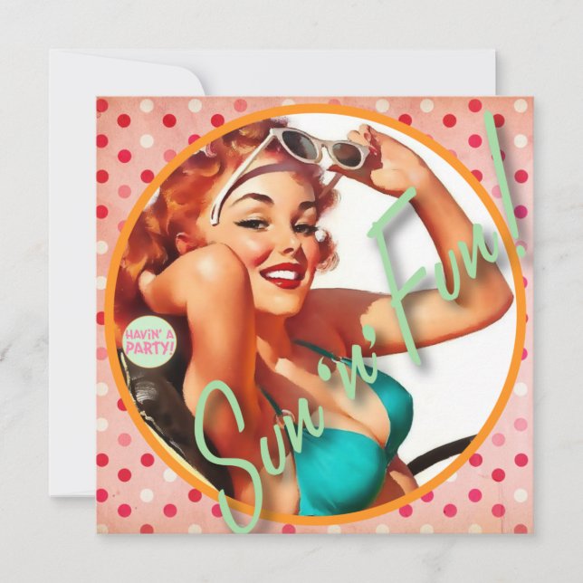 The Kitsch Bitsch : Sun 'n' Fun Invitation (Front)