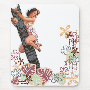 The Kitsch Bitsch : Up A Tiki Tree! Mouse Pad