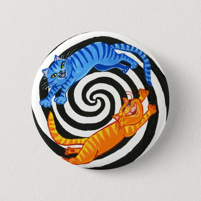 The Kitten Zone 2 Inch Round Button (Front)