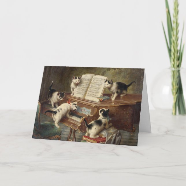 The Kittens’ Recital | Carl Reichert Card (Front)