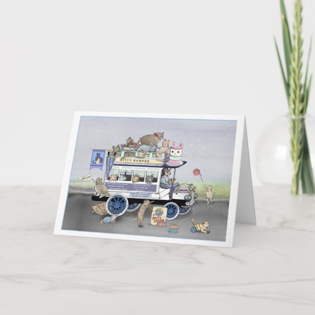 The Kitty Camper Card (Front)