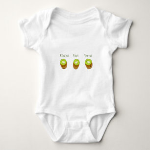 The kiwi trio baby bodysuit