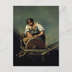 The Knife-Grinder, c.1808-12 Postcard
