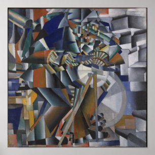 The Knife Grinder or Principle of Glittering Poster