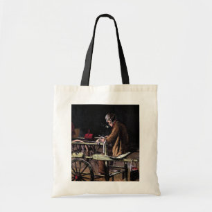 "The Knife Grinder"  Vintage Illustration Tote Bag
