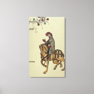 The Knight, facsimile detail from Canvas Print