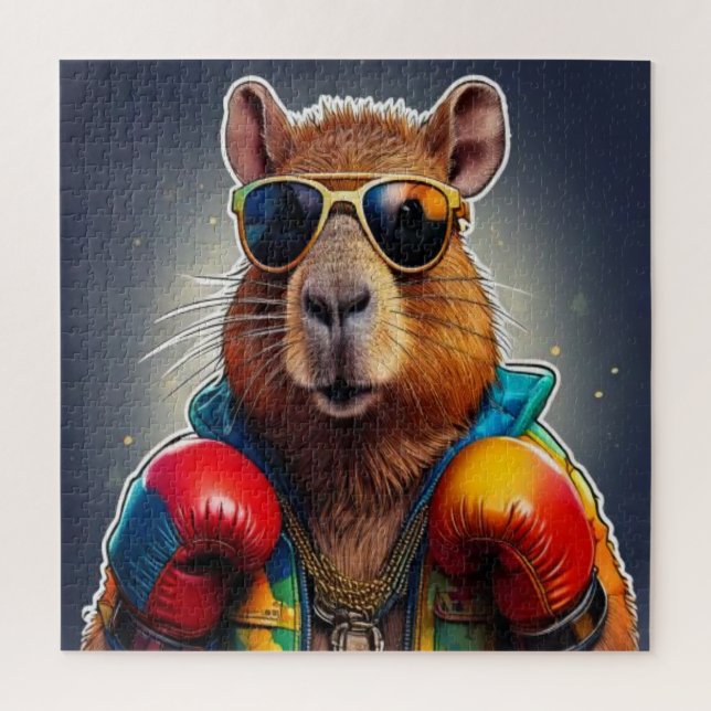 The Knockout Capybara Jigsaw Puzzle (Vertical)