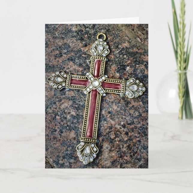 “The Knott Cross” Sympathy Card (Front)