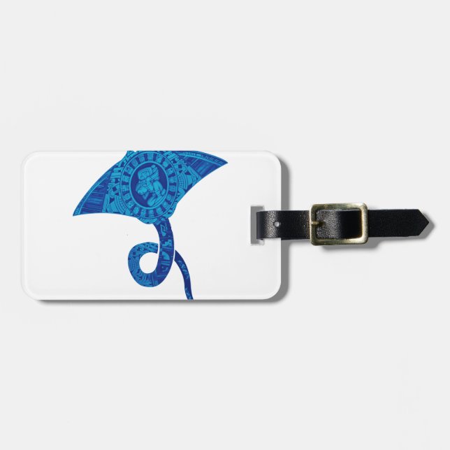 The known oceans luggage tag (Front Horizontal)