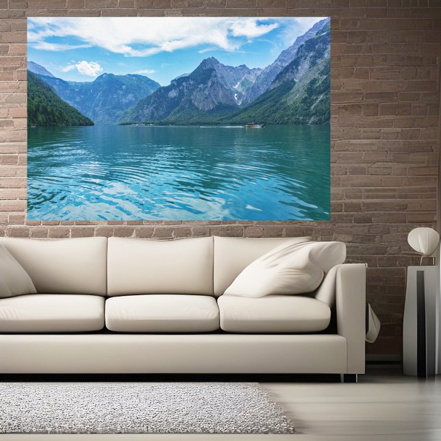 The Königssee in Bavaria, Berchtesgaden  Canvas Print (Creator Uploaded)