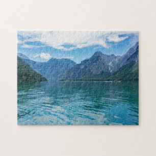 The Königssee in Bavaria, Berchtesgaden Jigsaw Puzzle