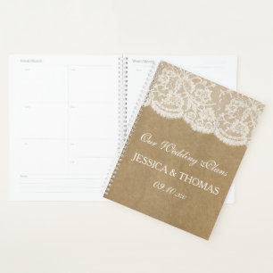 The Kraft & Lace Wedding Collection Planner