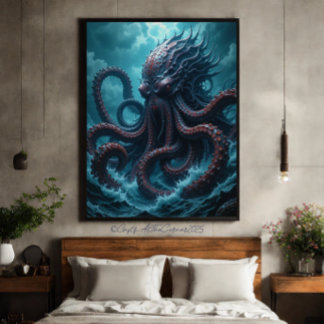 The Kraken Monster Poster