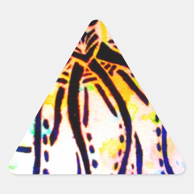 The Kraken Triangle Sticker (Front)