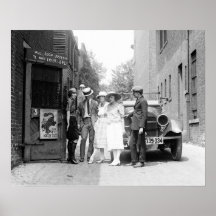 The Krazy Kat Speakeasy, 1921. Vintage Photo